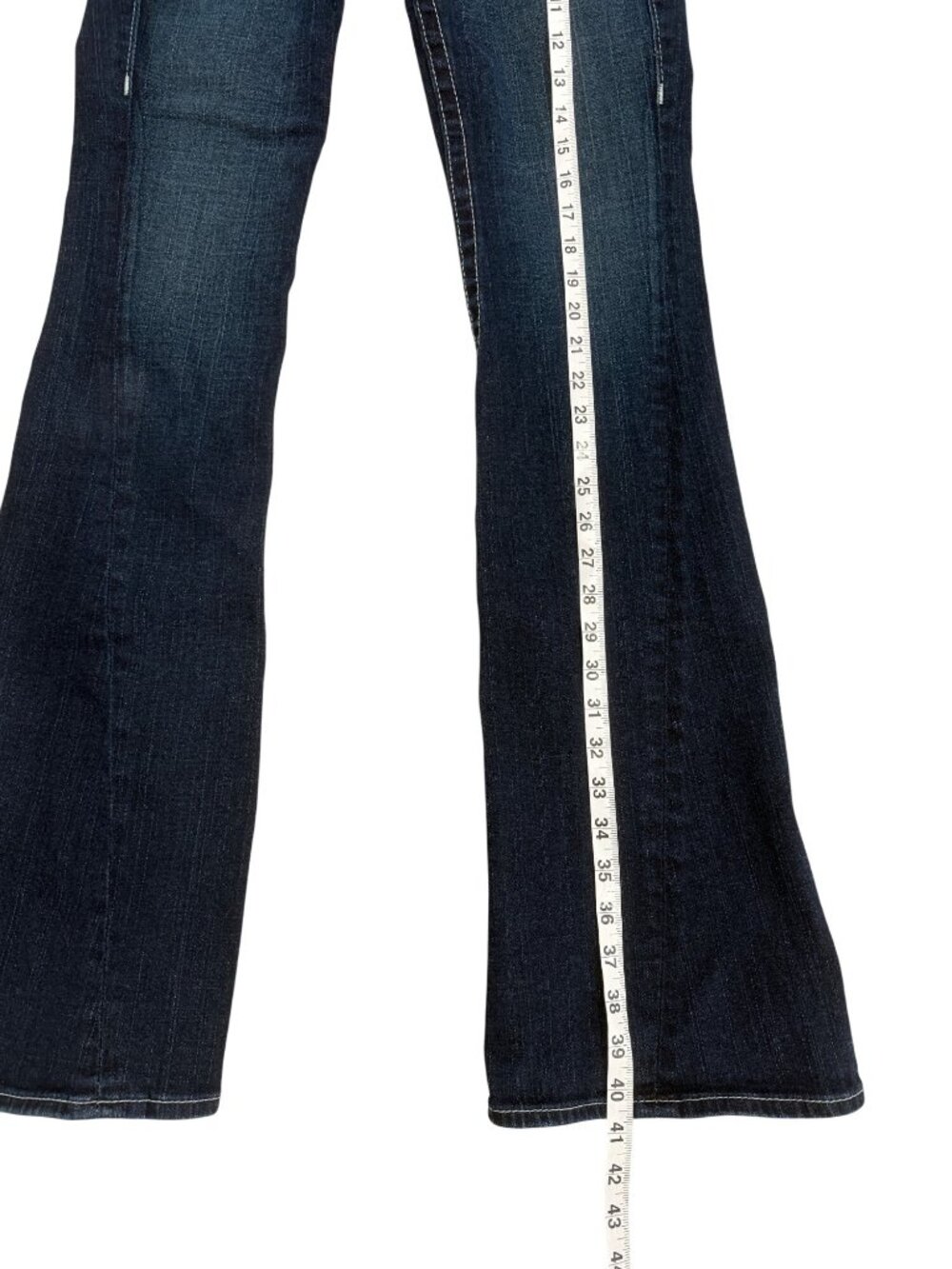 True Religion Womens Size 26 Joey Jeans Dark Wash Blue Bootcut USA - Picture 8 of 9